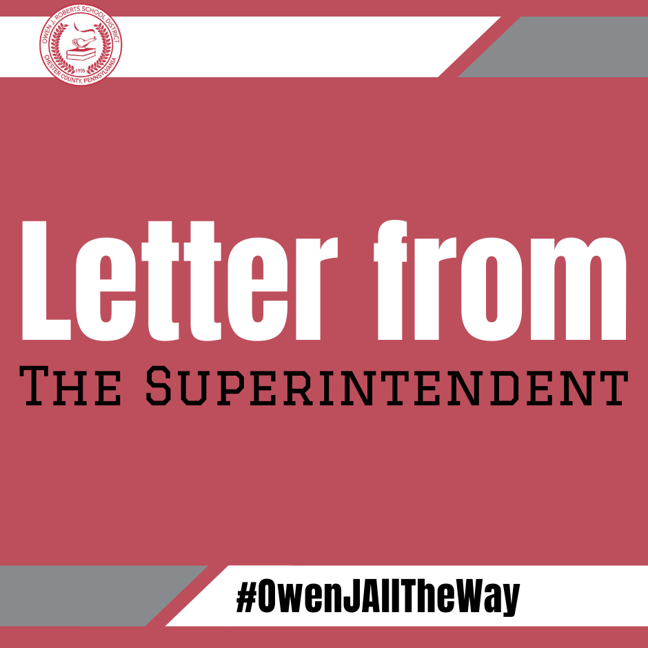 Letters from the Superintendent
